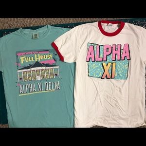 Alpha Xi Delta T-shirt’s, size M